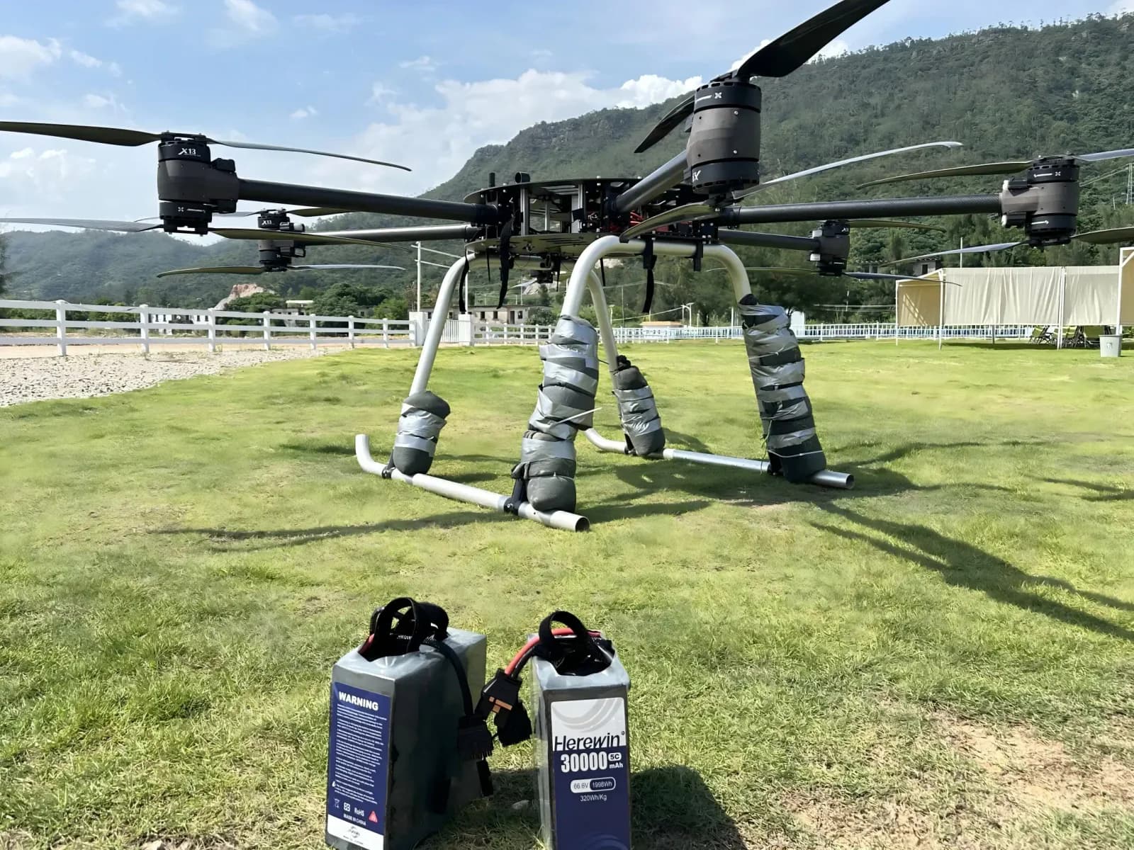 Aplicação de UAV para carga pesada